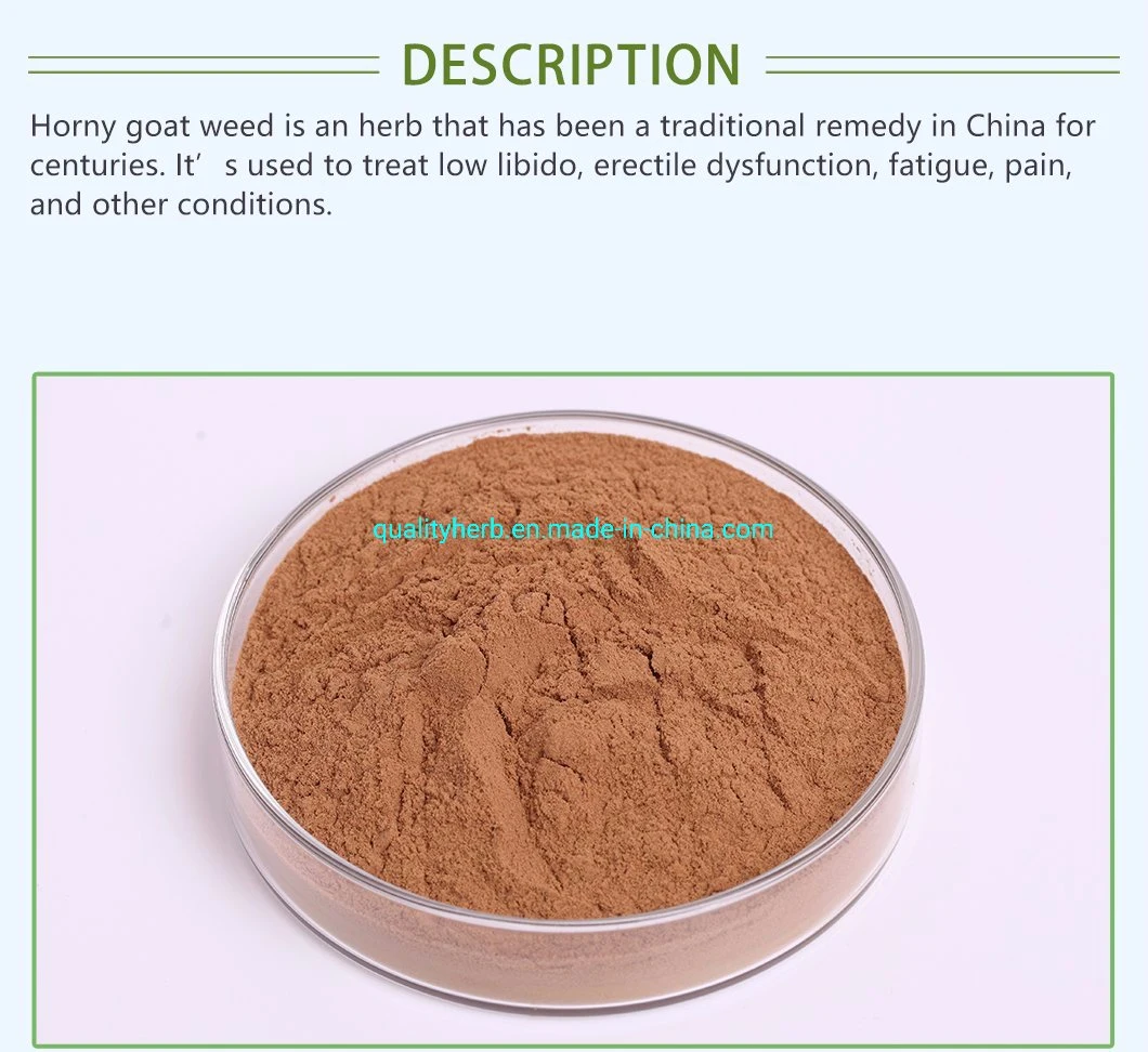 Epimedium Brevicornum Horny Goat Weed Extract Icariin Powder Herbal Extract